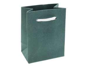 Punga Mica din Hartie - Carton Culoare Verde c24369