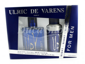 Set Ulric De Varens Night for Men 100 ml si deo 150 ml