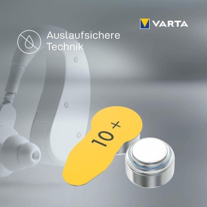 Baterii Varta 10 pentru Aparatele Auditive set 6 bc