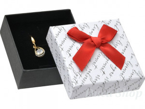 Cutie marime Mic din Carton cu Scris Poveste si Funda Rosie cod 138