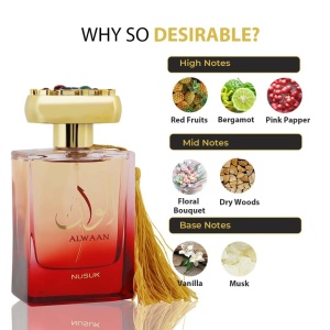 Extrait de Parfum Alwaan by Nusuk pt Dama 100ml