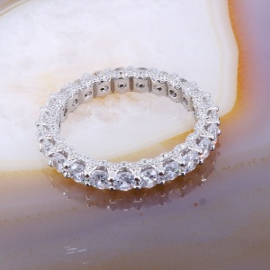 Inel din Argint 925t cu Cristale Zirconia de jur imprejur c2833