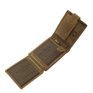 Portofel Barbati piele Naturala model Classic Motor Style cu lant detasabil si RFID Protect