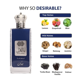Apa de Parfum Ana Al Awwal Blue by Nusuk pt Bărbați 100ml - Img 4