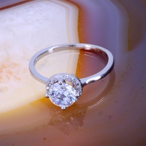 Inel din Argint 925 cu Cristale Rotunde Zirconia C3254