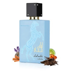 Apa de Parfum Arabesc Lail Maleki Moroccan Blue by Lattafa pt Amandoi cantitate 100ml - Img 3