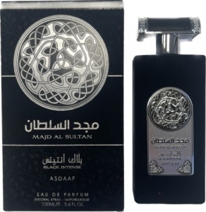 Apa de Parfum Majd Al Sultan Black Intense pt Barbati 100ml by Asdaaf