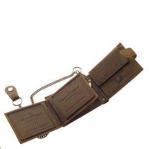 Portofel Barbati piele Naturala Maro Motor Style Classic cu lant detasabil si RFID Protect - Img 4