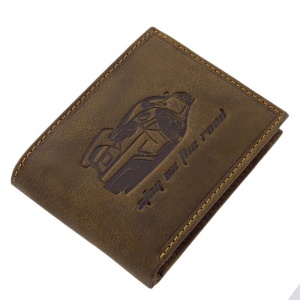 Portofel Race Tuning din piele naturala marca GreenDeed culoare maro