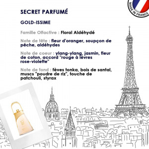 Set Parfum Gold Issime Ulric De Varens pour elle 75 ml cu Deo 125 ml