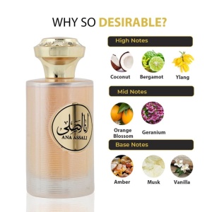 Apa de Parfum Ana Assali by Nusuk pentru Femei cantitate 100ml