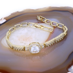 Bratara Placata cu Aur presarata cu cristale Zirconia c1724
