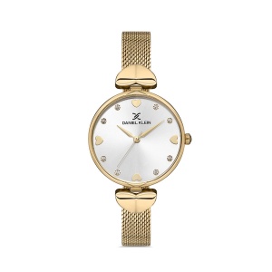Ceas Auriu pentru dama, daniel klein trendy, dk.1.12929.2