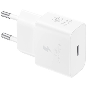 Încărcător Original Samsung 25 W cu Cablu USB-C Alb EP-T2510 - Img 4
