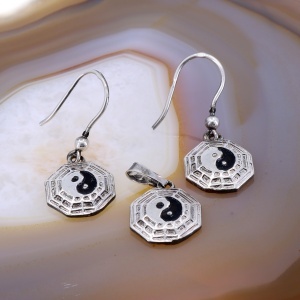 Set "Yin and Yang" din Argint 925 c1689