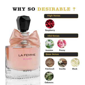 Apa de Parfum La Femme Bloom pt Femei 100ml by Riiffs