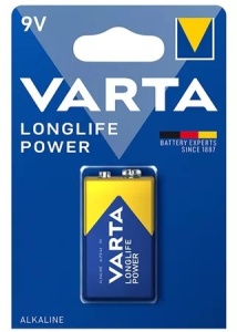 Baterie alcalina Varta Longlife Power 9V