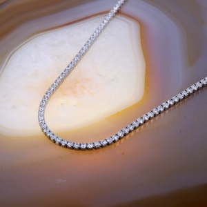 Colier Tennis din Argint 925 cu Cristale Zirconia Albe Stralucitoare c4027