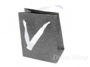 Punga Mica tip Cadou Gri Stralucitor cod 112
