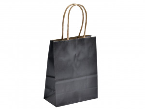 Sacosa din Hartie Culoare Neagra a1179