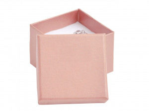 Cutie de Carton culoare Roz Somon pentru Cercei Lanturi Etc