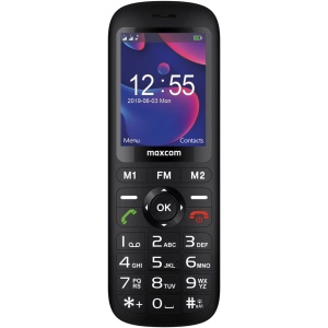 MaxCom MM740 Dual SIM, Black + Stand incarcare