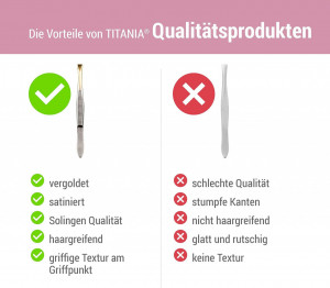 Penseta Titania Essentials Germany Nikel - Plated 1060/GA