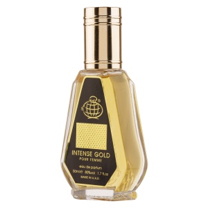 Apa de Parfum Intense Gold Fragrance World pentru Femei cantitate 50ml - Img 3