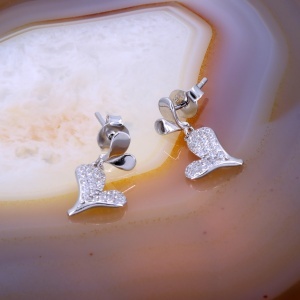 Cercei Inima cu Cristale zirconia din Argint 925 c4302