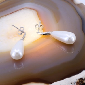 Cercei Pearl Drop din Argint 925 c3856