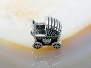Charm Carucior Copii pentru Bratari de mana din Argint 925 ac922