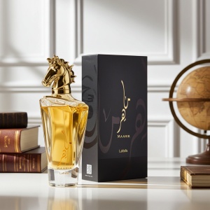 Maahir Lattafa 100ml – Apă de Parfum Bărbați, Arome Orientale Puternice - Img 2