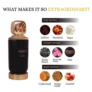 Momento by Riiffs – Extrait de Parfum Unisex 100ml | Eleganță Lemnoasă cu Accente Orientale - Img 3