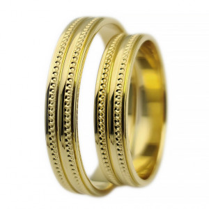 Verigheta din Argint 925 Placata cu Aur 22K model Devotion