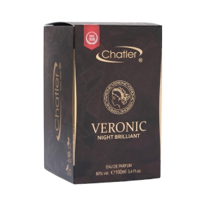 Apa de parfum Chatler – Veronic Night Brilliant Woman 100 ml – Inspirat din V. Bright Crystal Noir - Img 3