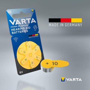 Baterii Varta 10 pentru Aparatele Auditive set 6 bc