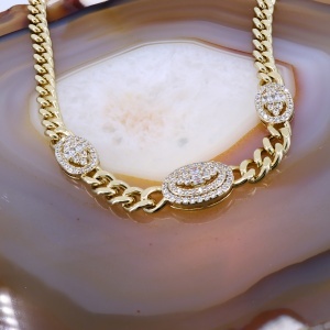 Colier Placat cu aur cu Cristale Zirconia c1296