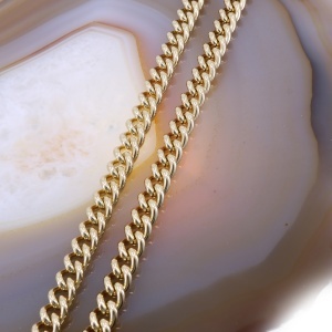 Lant Placat cu Aur model Clasic chain Link c1299