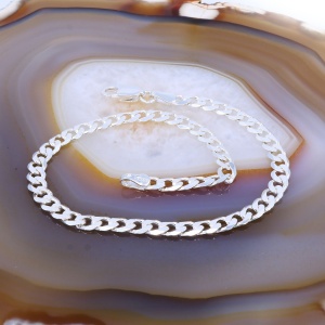 Bratara Italy din argint model Unisex cu zale plate asezate 1-1 c2715