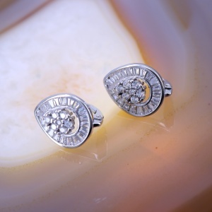 Cercei lacrima din argint cu cristale zirconia c4456