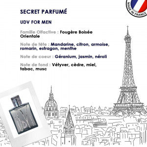 Parfum UDV For Men 100 ml made in France