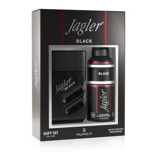 Set Parfum 90ml si Deo 150 ml Jagler Black pentru barbati
