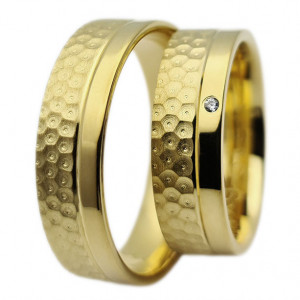 Verigheta din Argint 925 model " Golden Nirvana " Placata cu Aur 22K