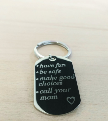 CUSTOMIZED medium fashion TAG keychain - Img 2