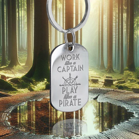 Army Medium Keychain with Sailor Message - Img 3