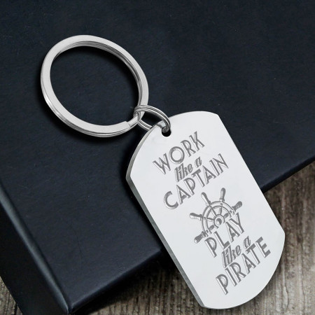 Large Army Keychain with Sailor Message - Img 3