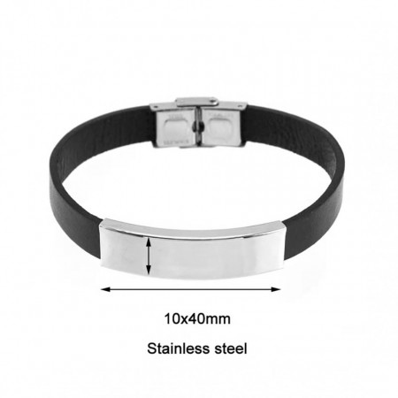 Personalized leather bracelet - Img 5