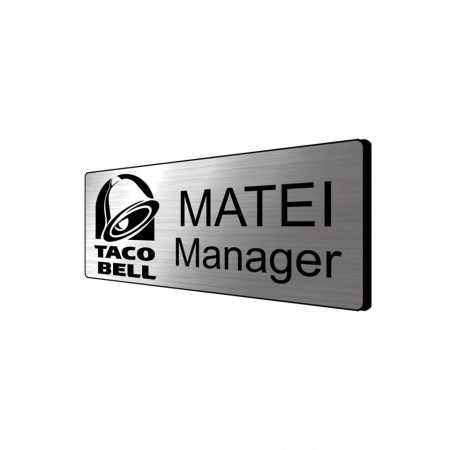 Simple Bronze Personalized Badge - Img 2