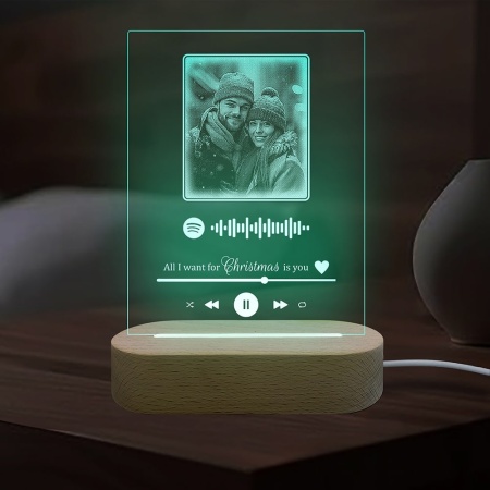 Veioza Verde LED Design Spotify - Img 4