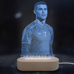 Ronaldo Design Blue LED Lamp